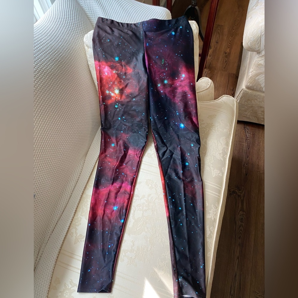 Black milk galaxy leggings.